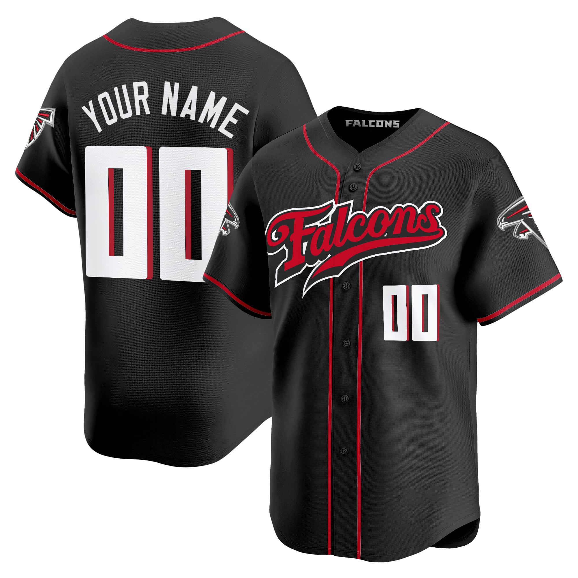 Atlanta Falcons 2025 Vapor Limited Baseball Custom Jersey –  All Stitched