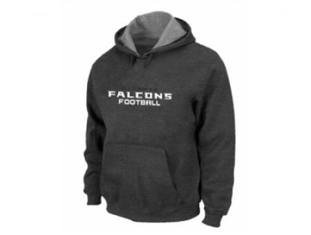 Atlanta Falcons Authentic font Pullover Hoodie D.Grey