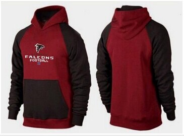 Atlanta Falcons Critical Victory Pullover Hoodie Burgundy Red & Black