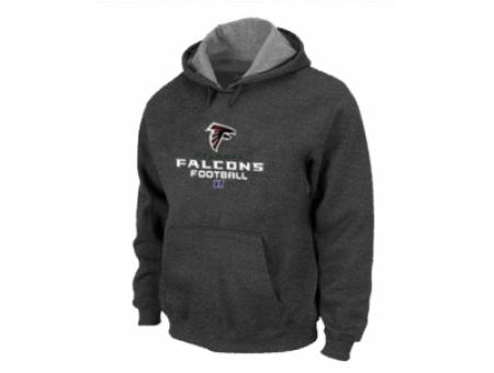 Atlanta Falcons Critical Victory Pullover Hoodie D.Grey