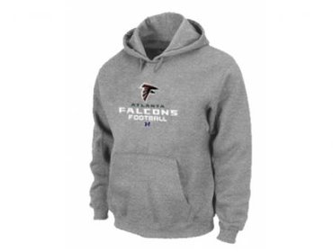 Atlanta Falcons Critical Victory Pullover Hoodie Grey