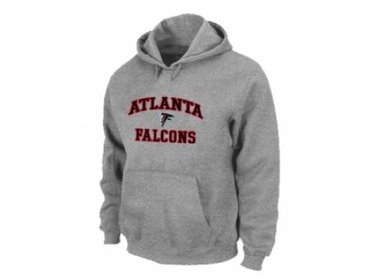 Atlanta Falcons Heart & Soul Pullover Hoodie Grey