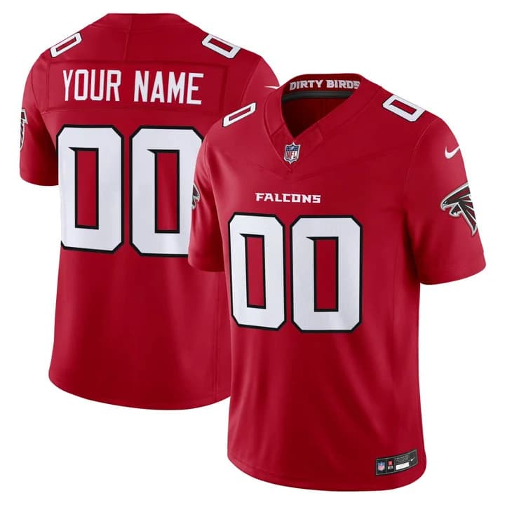 Atlanta Falcons Sewn Down Custom Jersey  - All Stitched