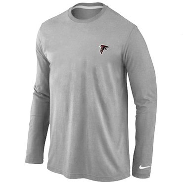 Atlanta Falcons Sideline Legend Authentic Long Sleeve T-Shirt Grey