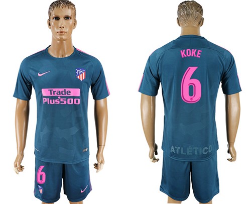 Atletico Madrid #6 Koke Sec Away Soccer Club Jersey$45.0