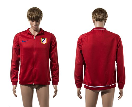 Atletico Madrid Soccer Jackets Red