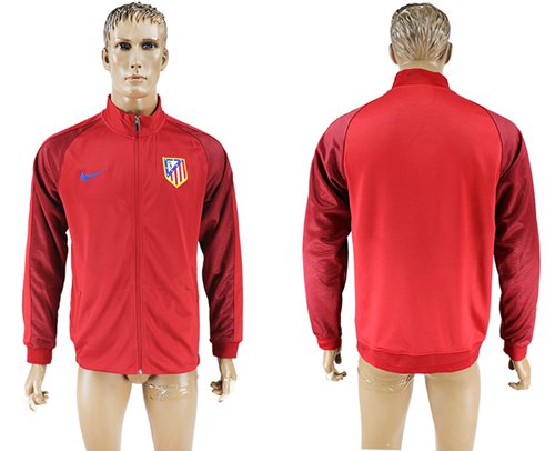 Atletico Madrid Soccer Jackets Red