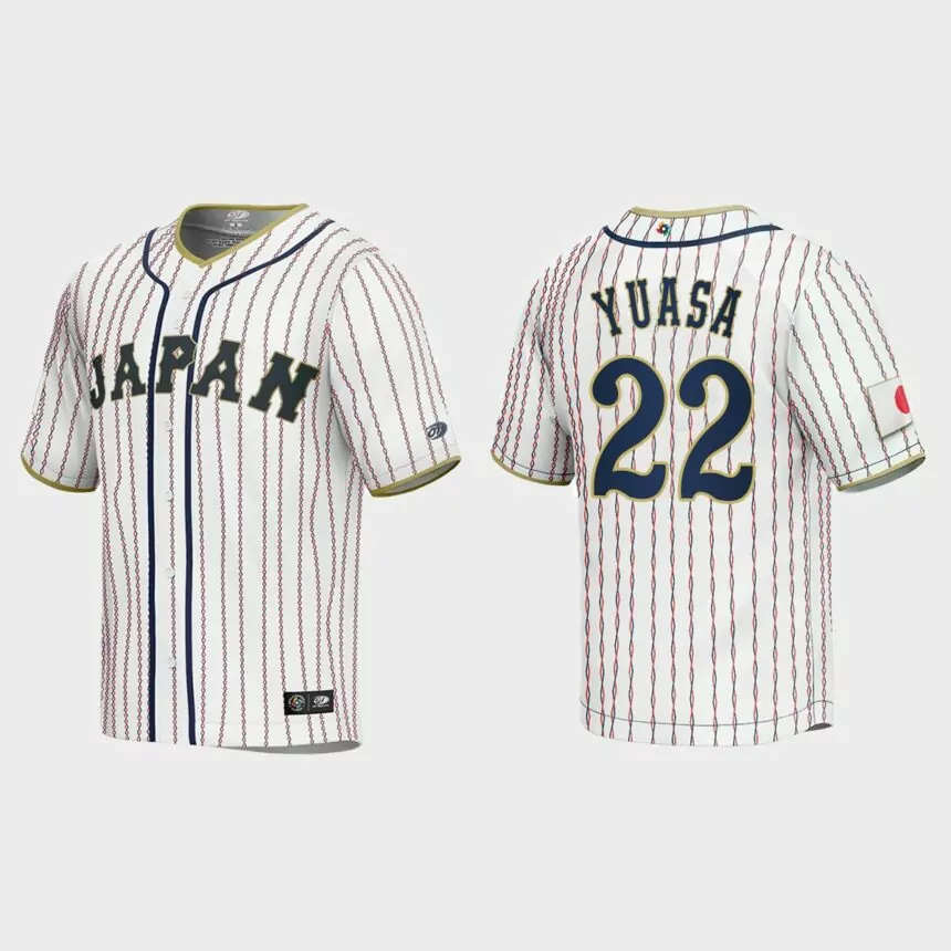 Atsuki Yuasa Japan Baseball 2023 World Baseball Classic Jersey – White