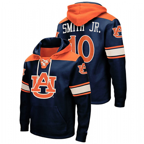 Auburn Tigers Jabari Smith Jr. Navy College Basketball Men Lace-up Hoodie