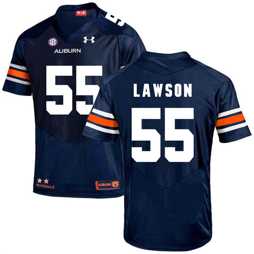 Auburn Tigers Navy Carl Lawson Football Player Performance Jersey