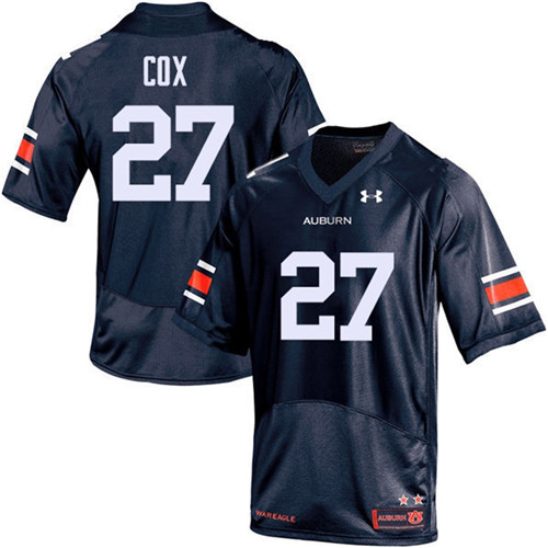 Auburn Tigers Navy Chandler Cox College Football Jersey