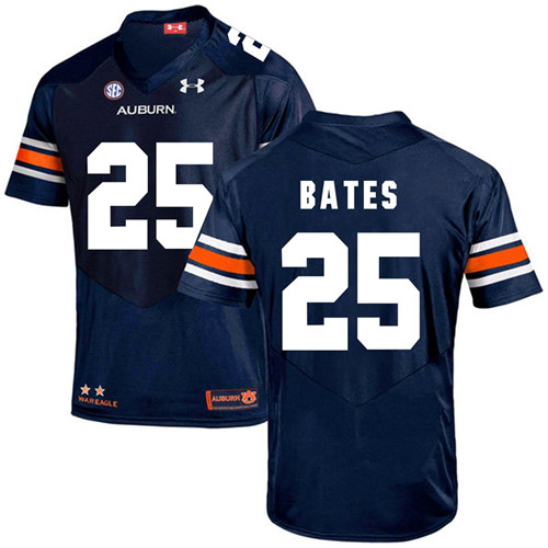 Auburn Tigers Navy Daren Bates Football Player Performance Jersey