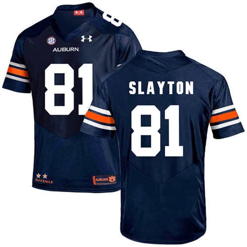 Auburn Tigers Navy Darius Slayton Football Player Performance Jersey