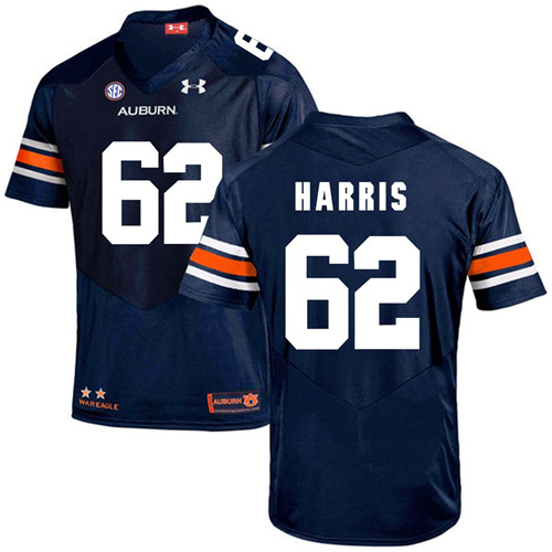 Auburn Tigers Navy Josh Harris Football Player Performance Jersey