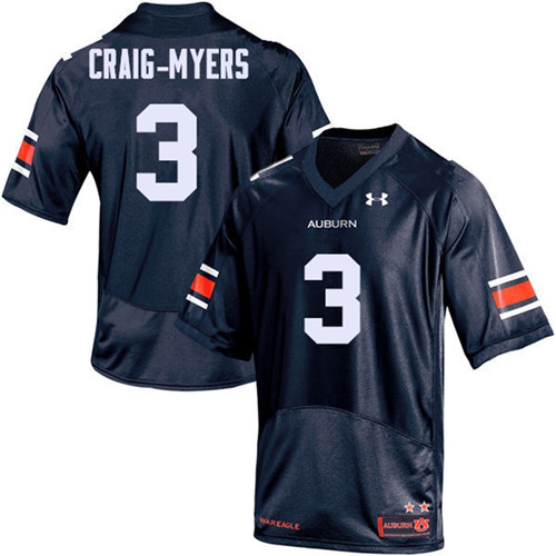Auburn Tigers Navy Nate Craig-Myers College Football Jersey