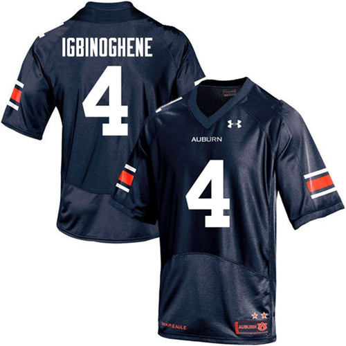 Auburn Tigers Navy Noah Igbinoghene College Football Jersey