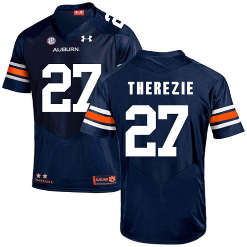 Auburn Tigers Navy Robenson Therezie Football Player Performance Jersey