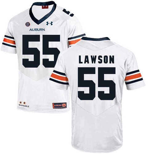 Auburn Tigers White Carl Lawson Football Player Performance Jersey