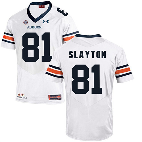 Auburn Tigers White Darius Slayton Football Player Performance Jersey