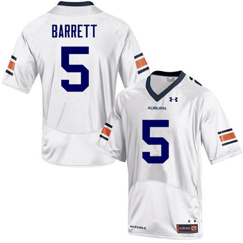 Auburn Tigers White Devan Barrett College Football Jersey