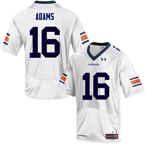 Auburn Tigers White Devin Adams College Football Jersey
