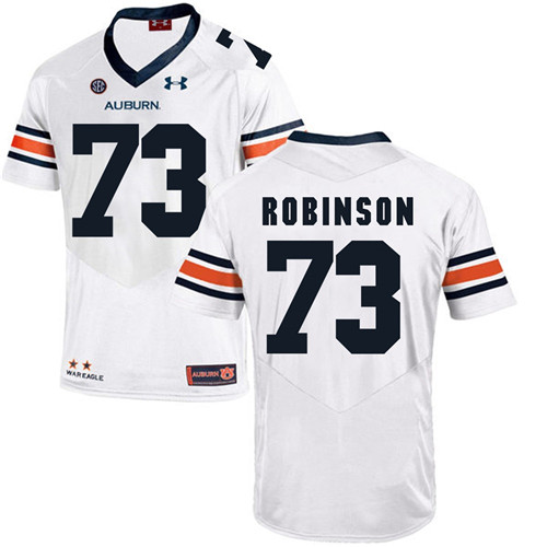 Auburn Tigers White Greg Robinson Football Player Performance Jersey
