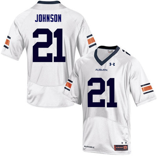 Auburn Tigers White Kerryon Johnson College Football Jersey