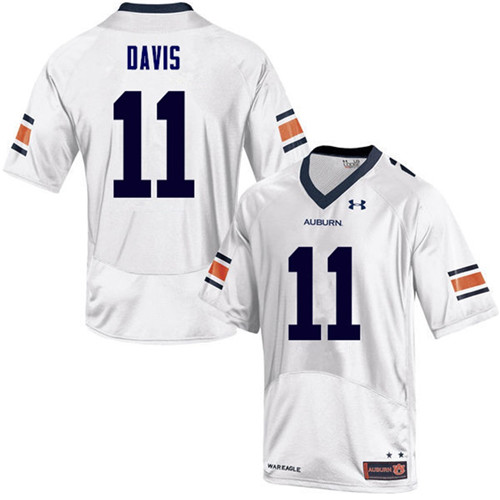 Auburn Tigers White Kyle Davis College Football Jersey