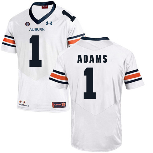 Auburn Tigers White Montravius Adams Football Player Performance Jersey