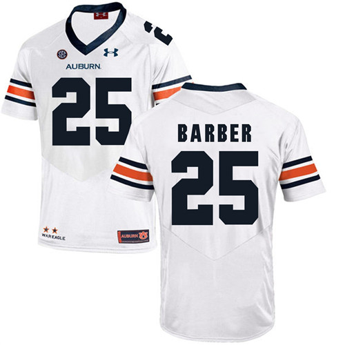 Auburn Tigers White Peyton Barber Football Player Performance Jersey