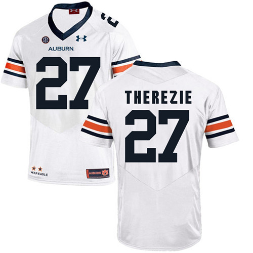 Auburn Tigers White Robenson Therezie Football Player Performance Jersey