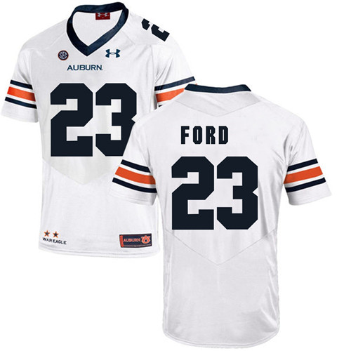Auburn Tigers White Rudy Ford Football Player Performance Jersey