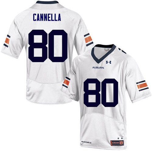 Auburn Tigers White Sal Cannella College Football Jersey
