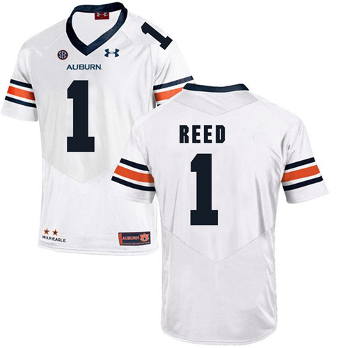 Auburn Tigers White Trovon Reed Football Player Performance Jersey