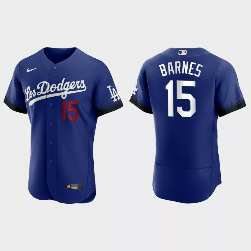 Austin Barnes Los Angeles Dodgers 2021 City Connect Authentic Jersey – Royal