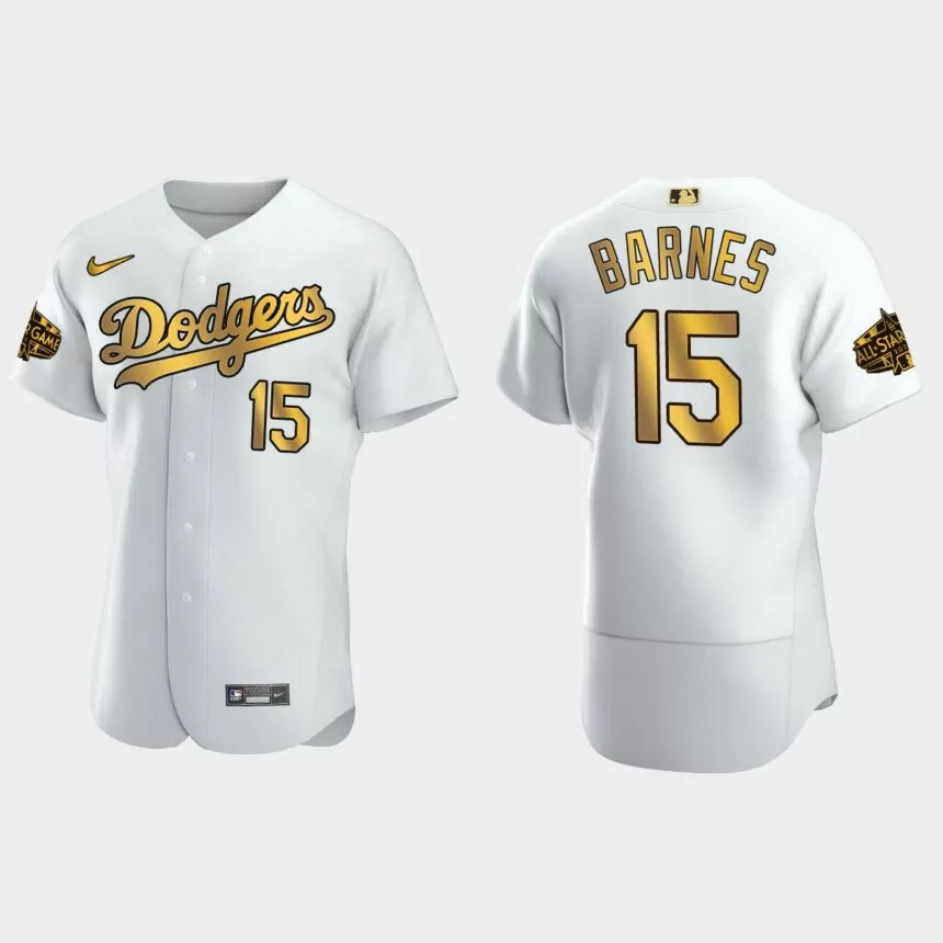 Austin Barnes Los Angeles Dodgers 2022 MLB All-Star Game Jersey – White Gold