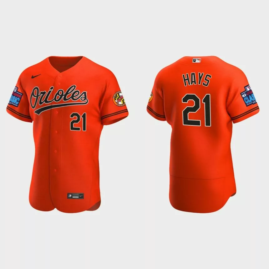 Austin Hays Baltimore Orioles 2022 Little League Classic Authentic Jersey – Orange