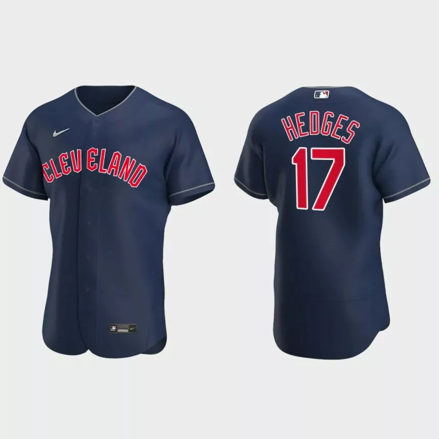 Austin Hedges Cleveland Guardians 2022 Authentic Alternate Jersey – Navy