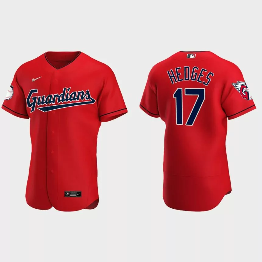 Austin Hedges Cleveland Guardians 2022 Authentic Alternate Jersey – Red