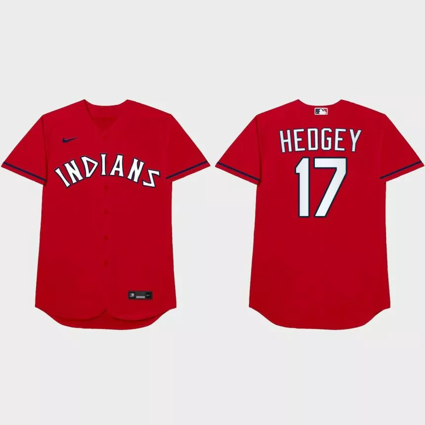 Austin Hedges Nickname Indians 2021 Players’ Weekend Hedgey Jersey – Red