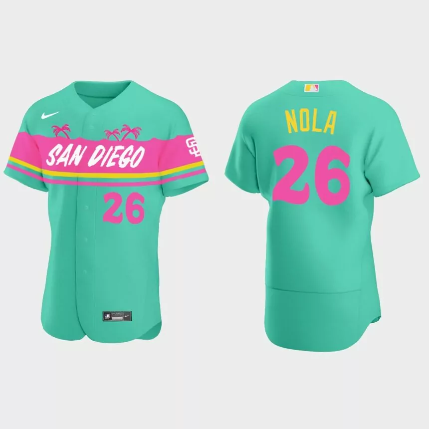 Austin Nola San Diego Padres City Connect Authentic Jersey – Teal