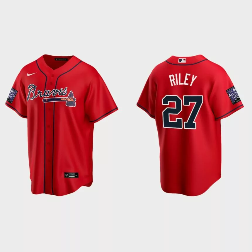 Austin Riley Atlanta Braves 2021 All-Star Game Alternate Replica Jersey – Red