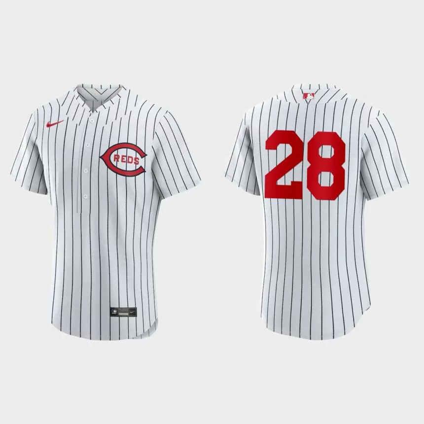 Austin Romine Cincinnati Reds 2022 Field of Dreams Authentic Jersey – White