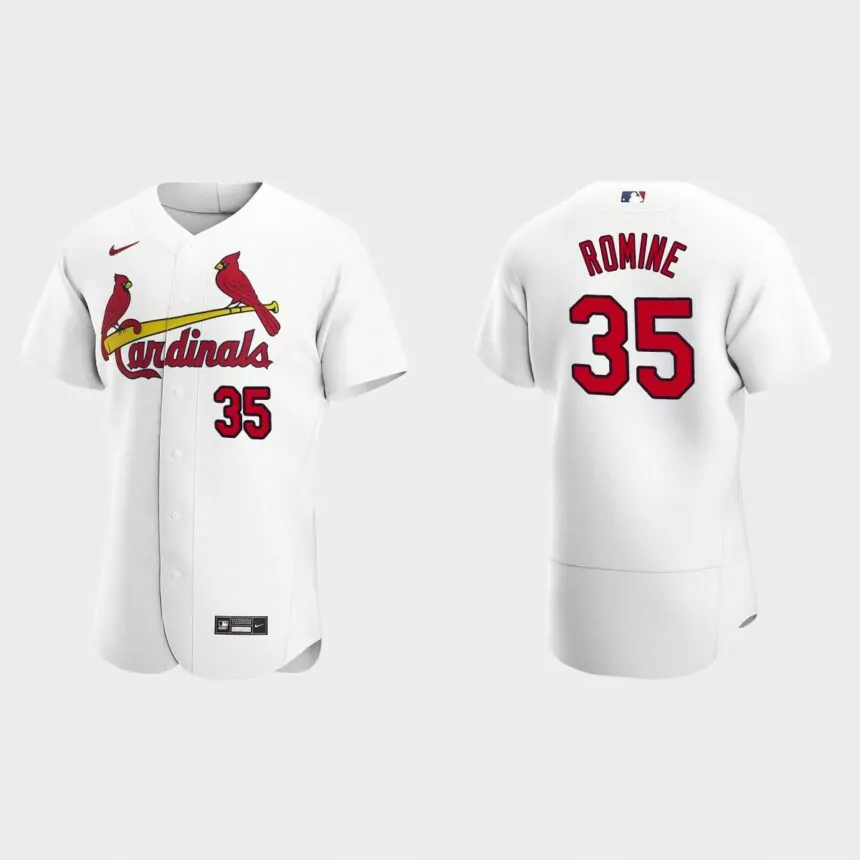 Austin Romine St. Louis Cardinals Authentic Home Jersey – White