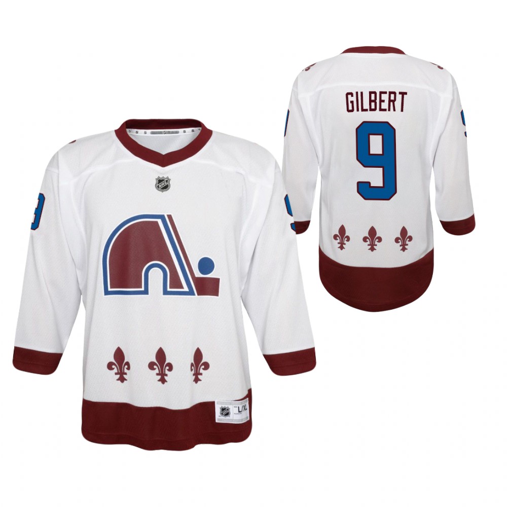 Avalanche Dennis Gilbert 2020-21 Reverse Retro Jersey Youth Special Edition
