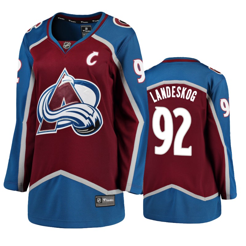Avalanche Gabriel Landeskog Burgundy Breakaway Player Home Jersey
