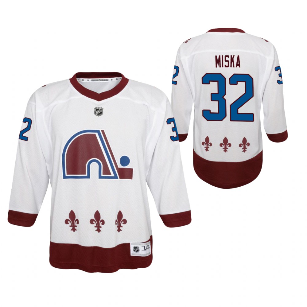 Avalanche Hunter Miska 2020-21 Reverse Retro Jersey Youth Replica