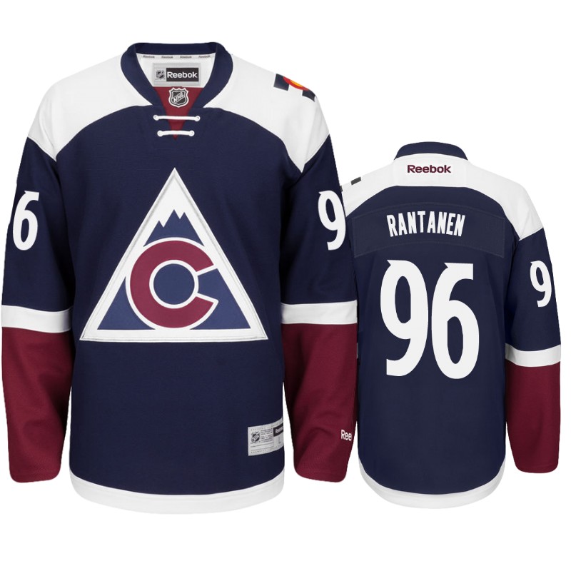 Avalanche Mikko Rantanen Navy Blue Premier Alternate Jersey