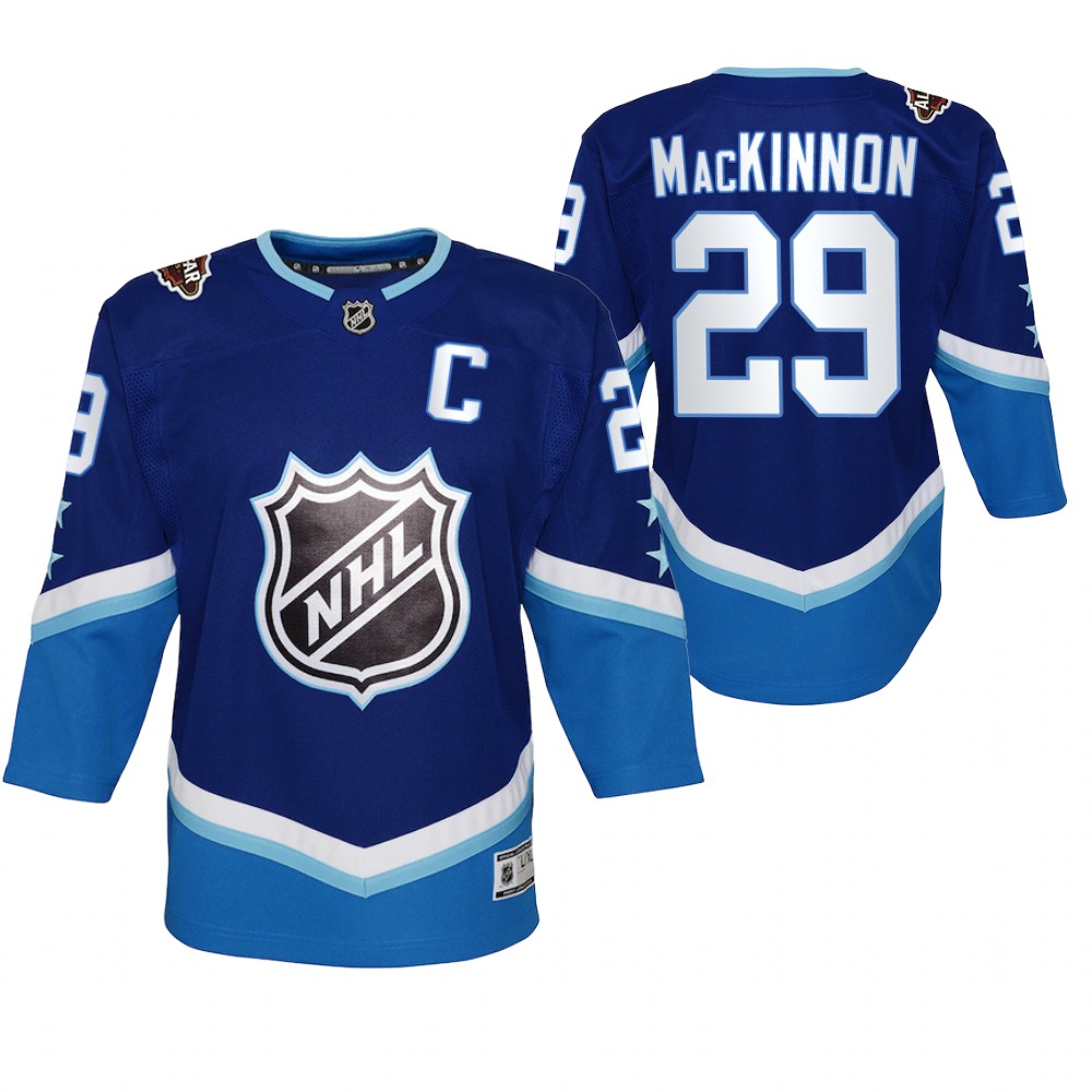 Avalanche Nathan MacKinnon 2022 NHL All-Star Jersey Youth Western