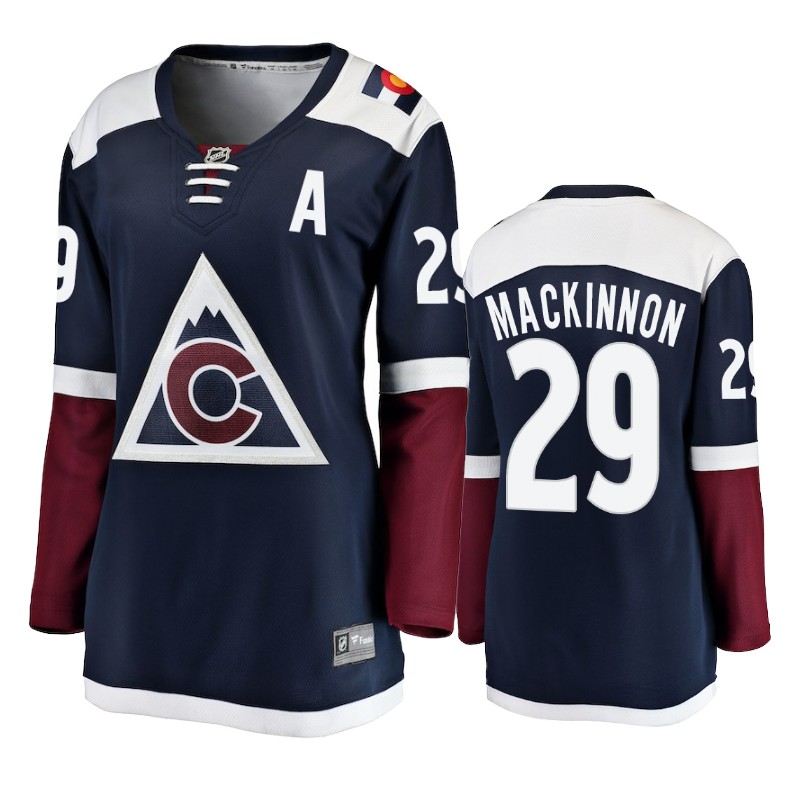 Avalanche Nathan MacKinnon Maroon Fanatics Alternate Jersey